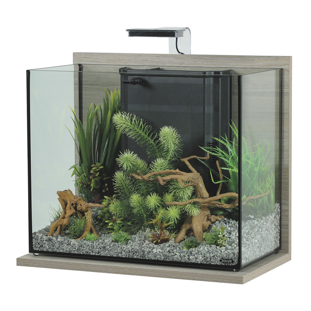 Zolux Acquario Idro 50 Zebrano Grigio 50x25x40cm 50 litri