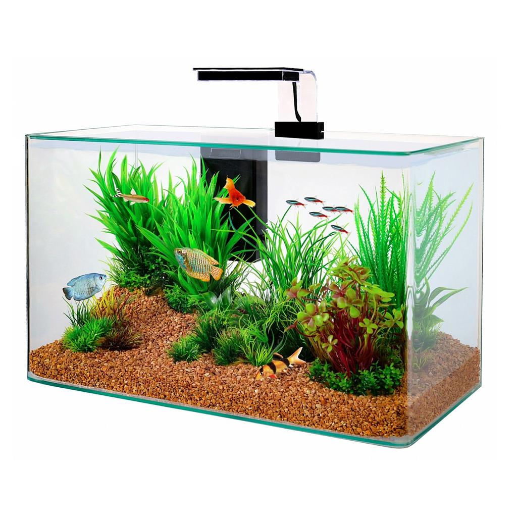 Zolux Acquario Aqua Clear 50 Nero 50x25x30h cm 32 Litri