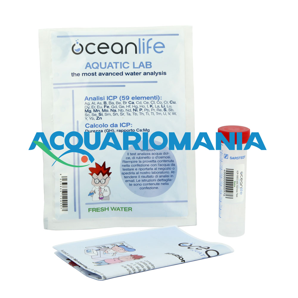 Oceanlife Aquatic Lab Advanced Test ICP per Acqua dolce 59 elementi