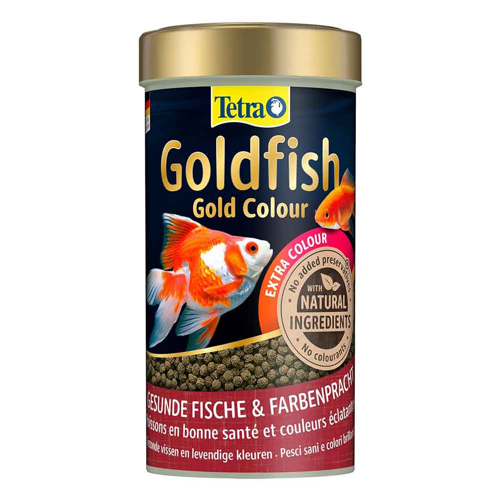 Tetra Goldfish Gold Colour Natural 250ml 75gr