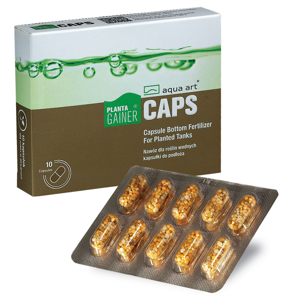 Aqua Art Planta Gainer Caps Fertilizzante sottofondo 10pz