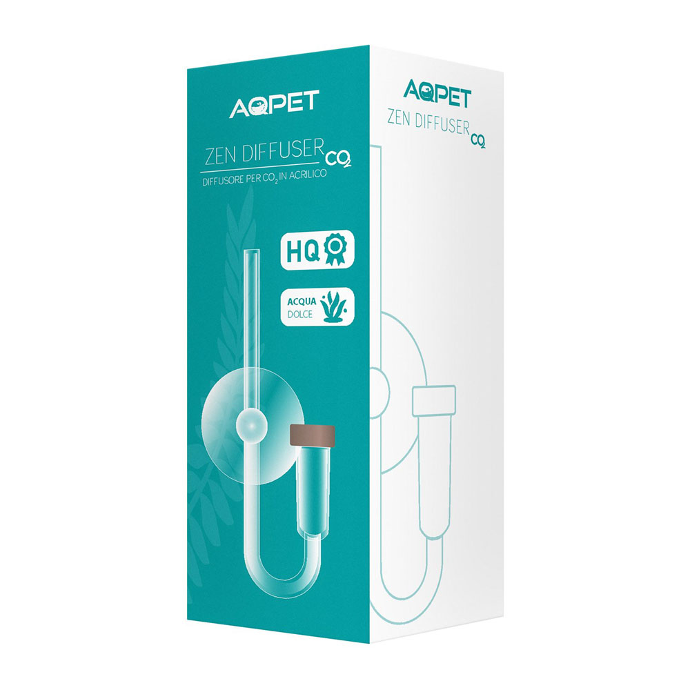 Aqpet Zen Diffuser CO2 Atomizzatore in acrilico medium