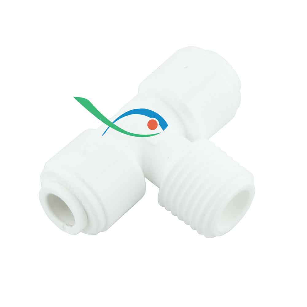 Forwater Intermedio Raccordo a T con filetto centrale per Ø tubo 1/4" osmosi