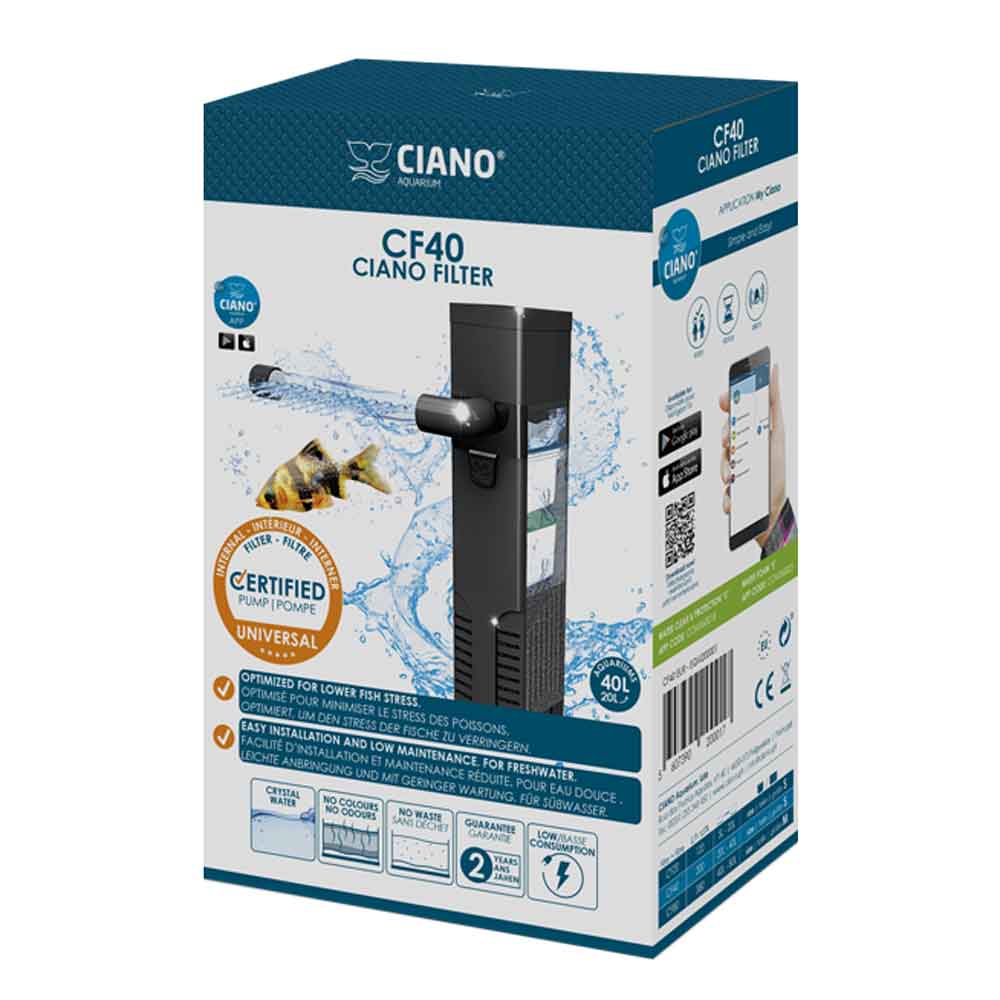 Ciano Aquarium CF40 Filtro interno fino a 40 litri