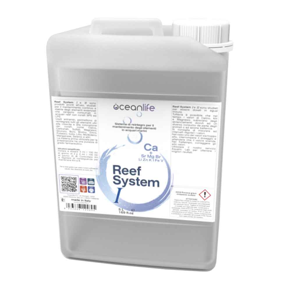 Oceanlife Reef System I Ca Sr Mg Br Li Zn K I Fe V 5000ml