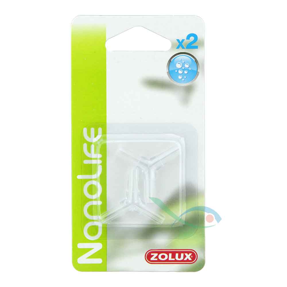 Zolux Raccordo a Y per tubi areatore 4/6mm 2pz