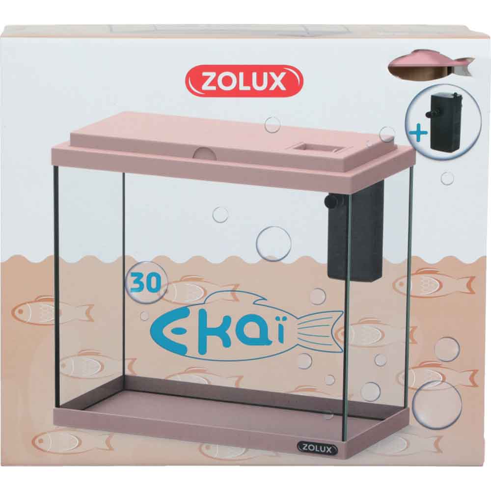 Zolux Ekai 30 Acquario 12 litri Rosa
