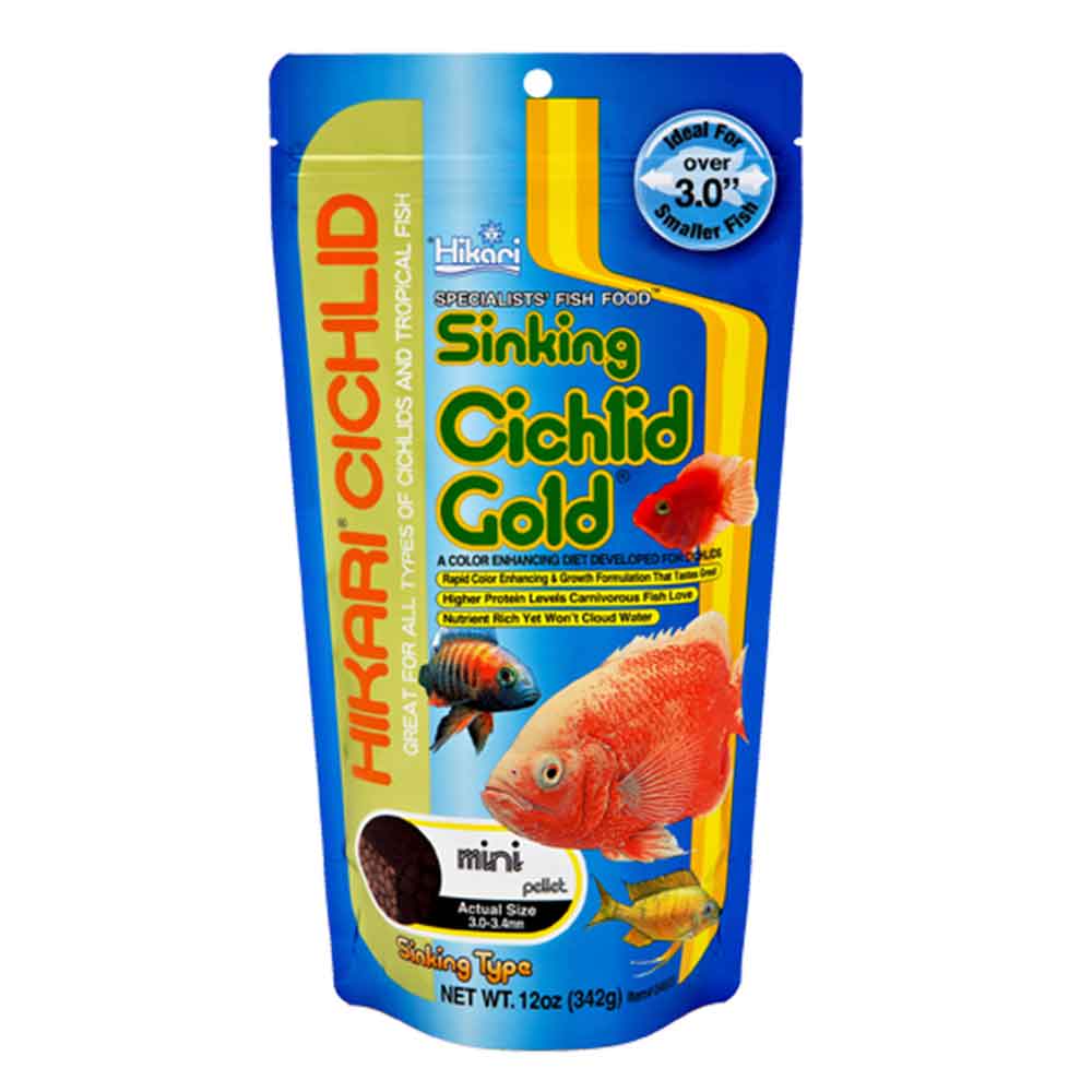 Hikari Cichlid Gold Sinking affondante mini pellet 100gr