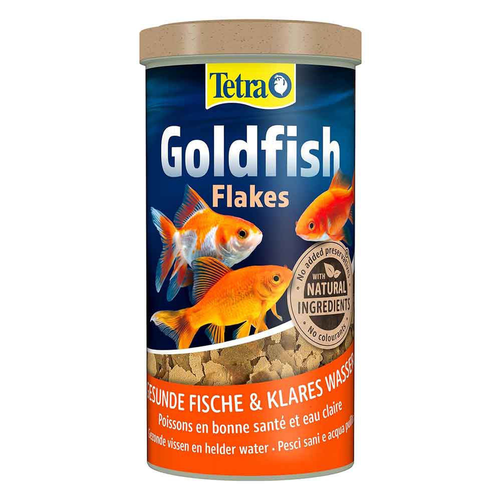 Tetra Goldfish Flakes Natural pesce rosso 1000ml 200gr