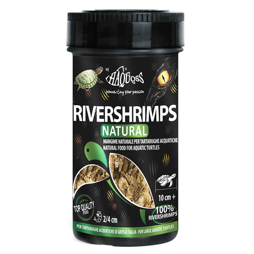 Haquoss Rivershrimps Natural Gamberetti per Tartarughe Adulte 1000ml 140gr