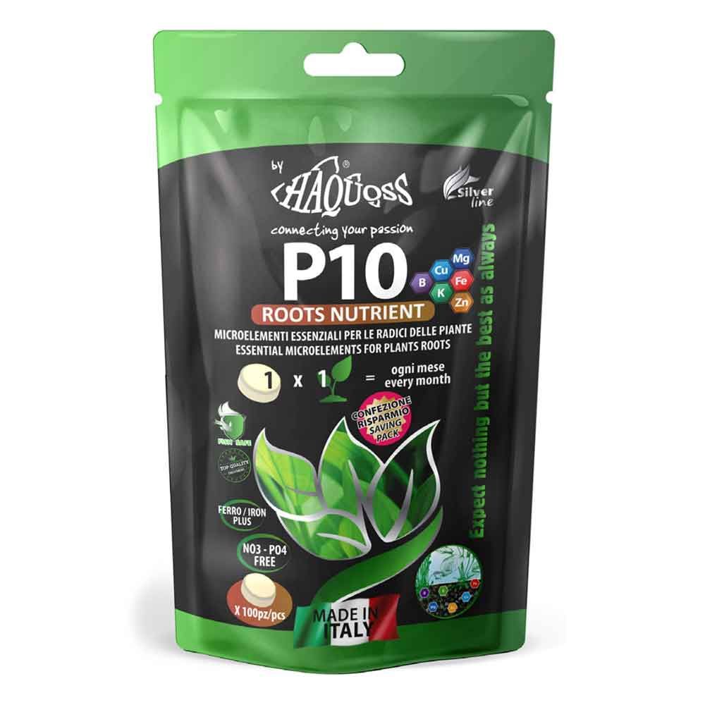 Haquoss P10 Root Nutrient Microelementi essenziali per le radici delle piante 30 Tabs