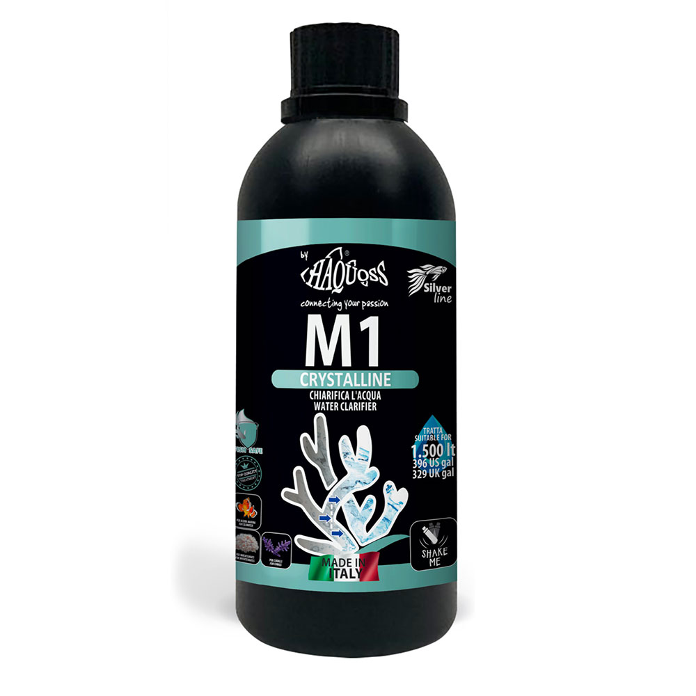 Haquoss M1 Crystalline Chiarificatore per marino 250ml per 1500 Litri