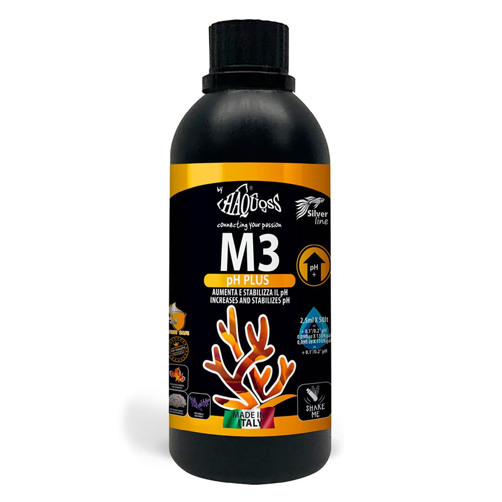 Haquoss M3 Ph Plus Aumenta e stabilizza il pH nel marino 1000ml