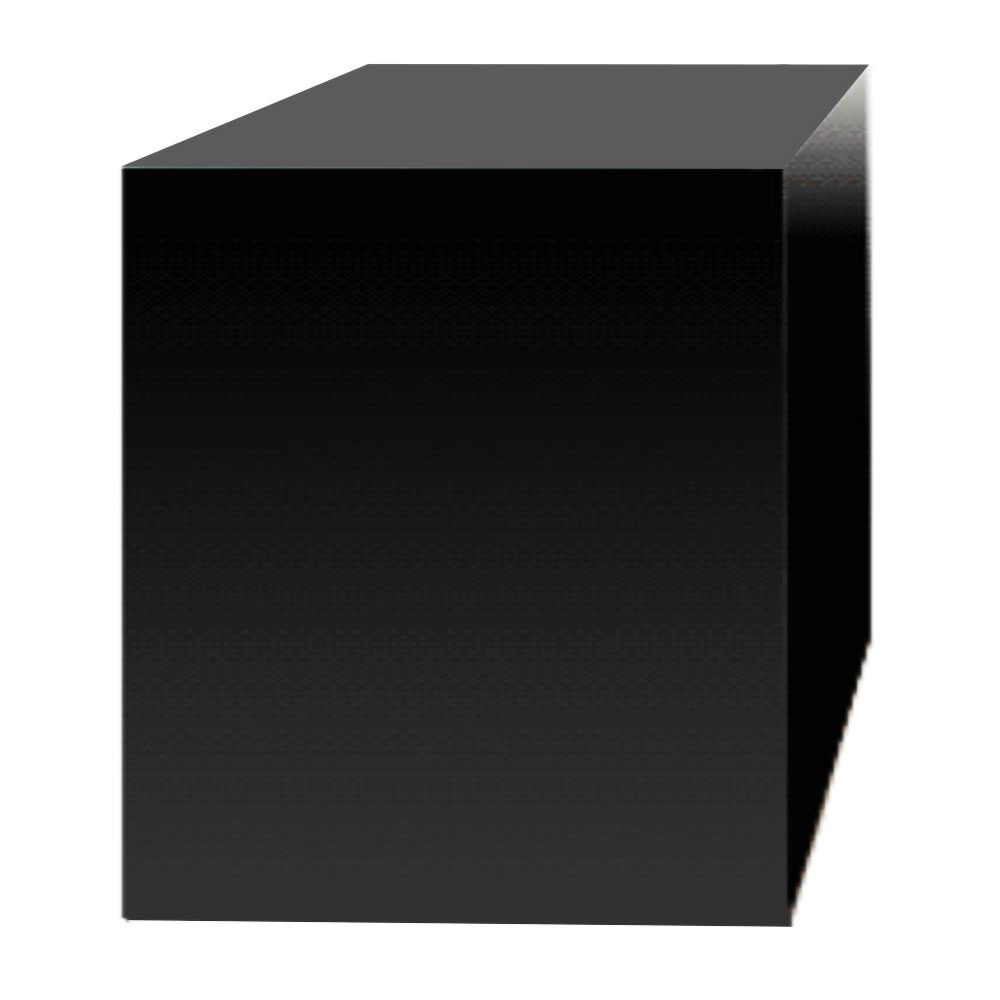 Blau Aquaristic Supporto Nero Lucido senza sportello 62x36x80hcm