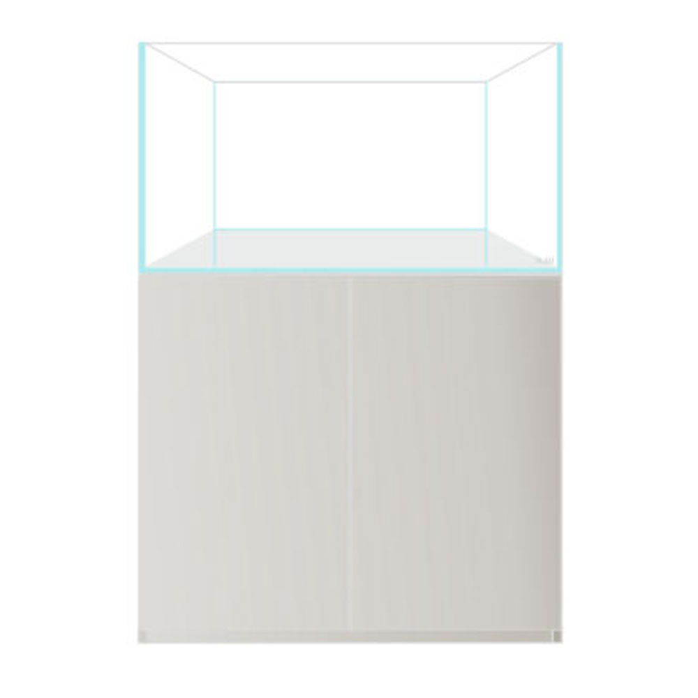 Blau Aquaristic Set Gran Cubic Experience 92 Bianco Acquario con Supporto 238 Litri