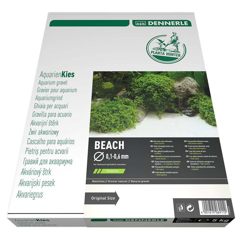 Dennerle Planta Hunter Beach Sabbia Naturale 0,1-0,6mm 5Kg