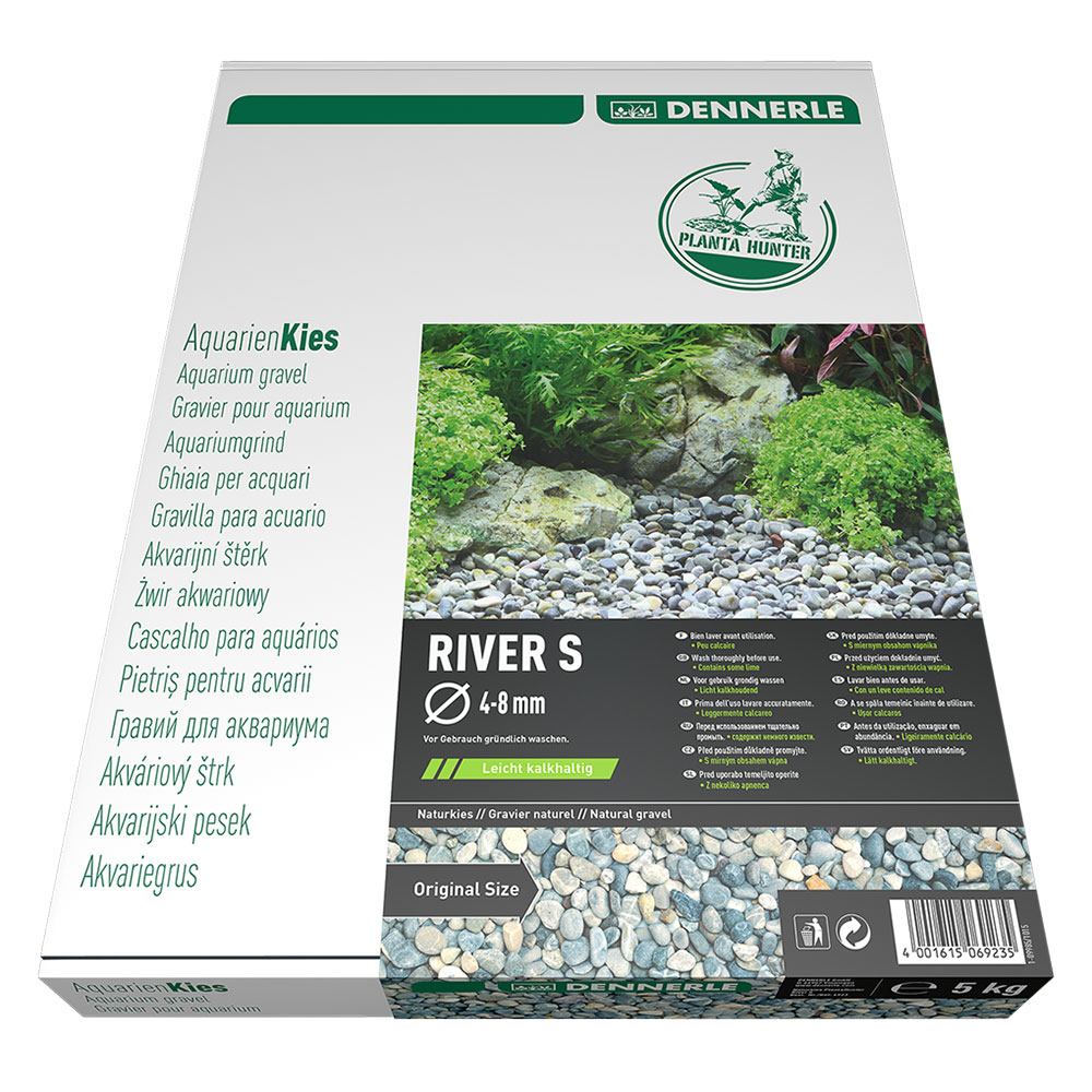 Dennerle Planta Hunter Plant River S Ghiaia Naturale 4-8mm 5Kg