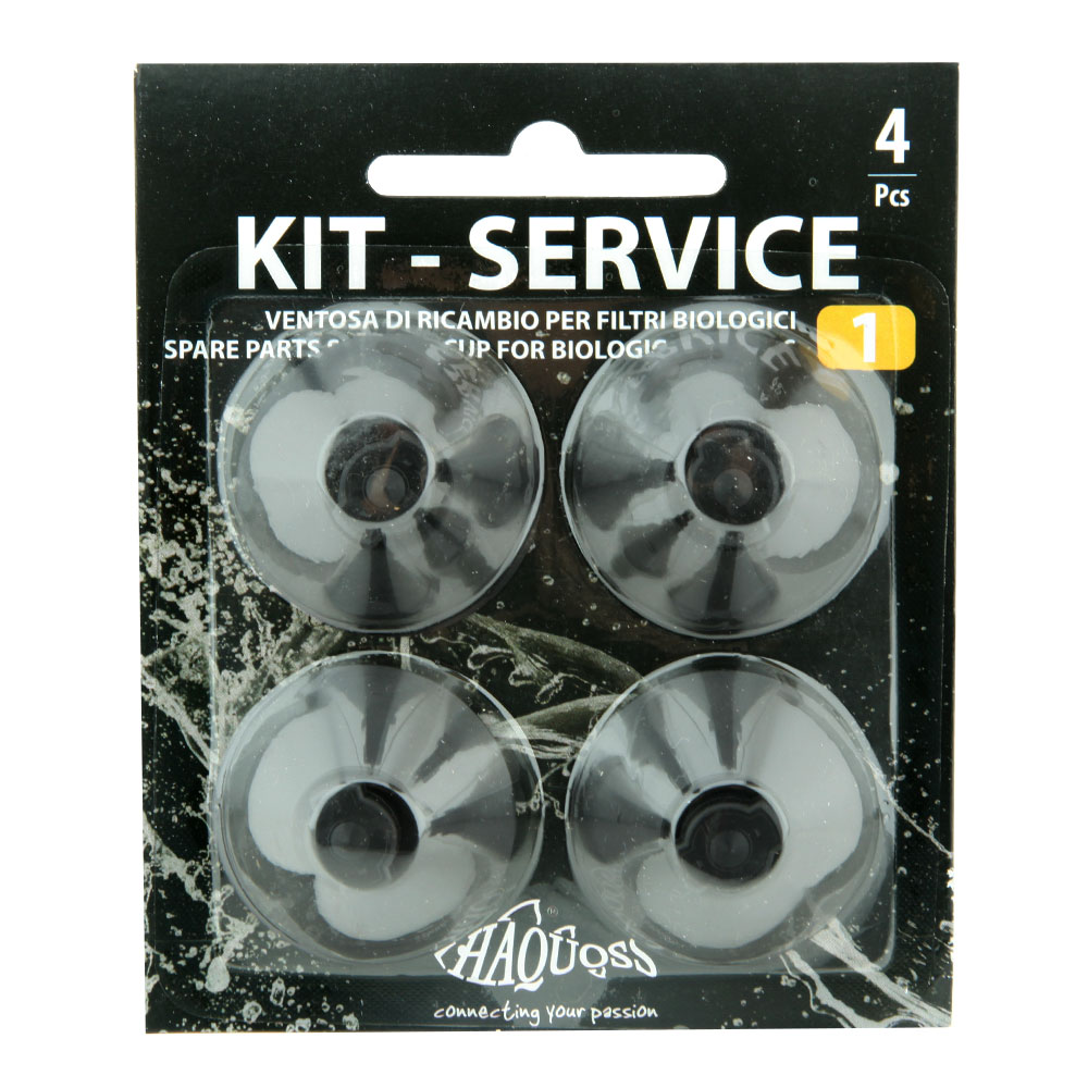 Haquoss Ventosa di Ricambio per Filtri biologici 4pz