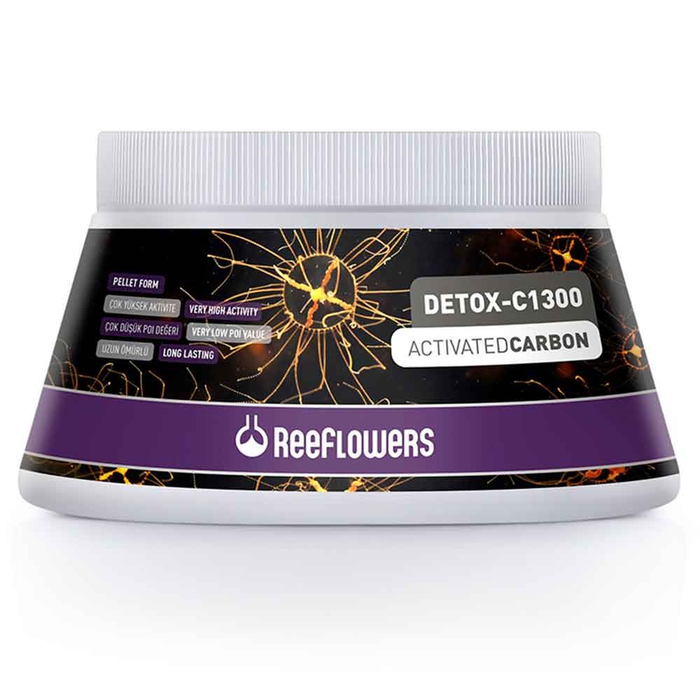 Reeflowers Detox C1300 Carbone attivo Pellet ad altissima attività 1000ml