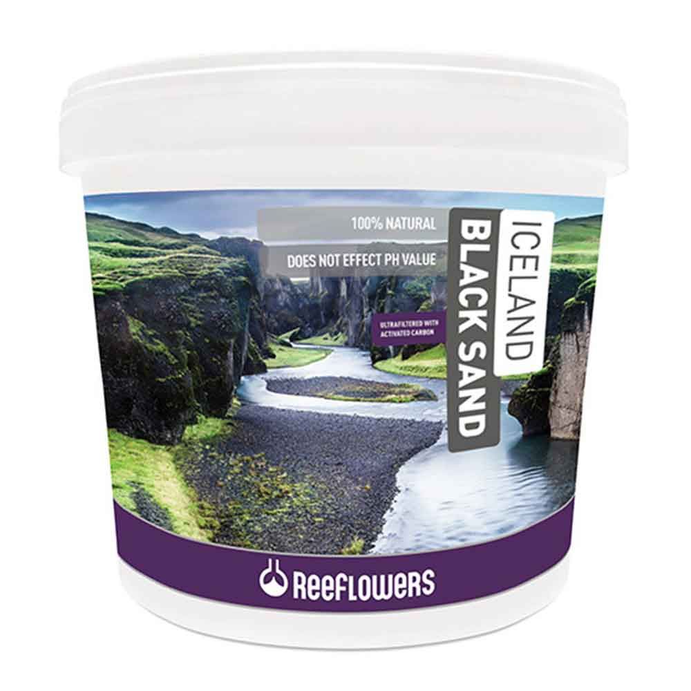 Reeflowers Iceland Black Sand Sabbia Nera Naturale 1-2mm 25kg
