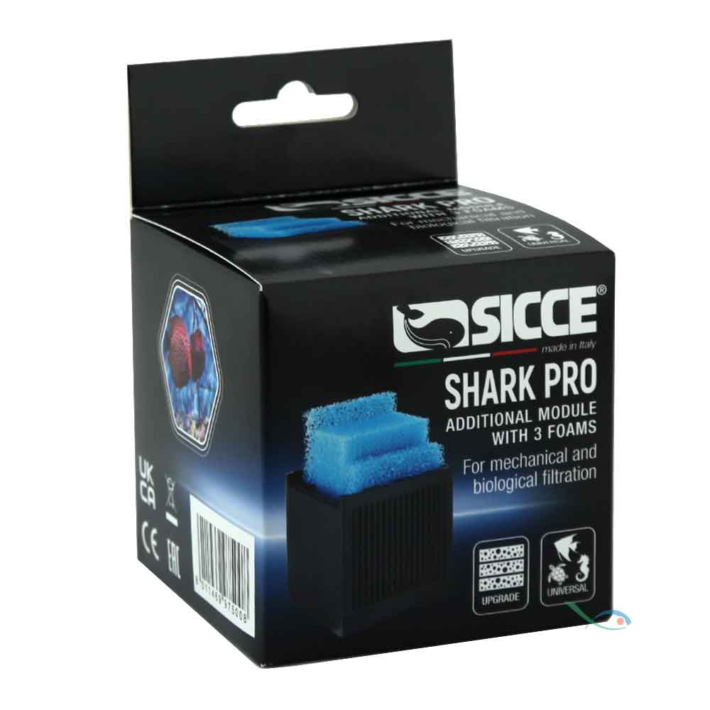 Sicce Shark Pro Modulo addizionale con 3 spugne