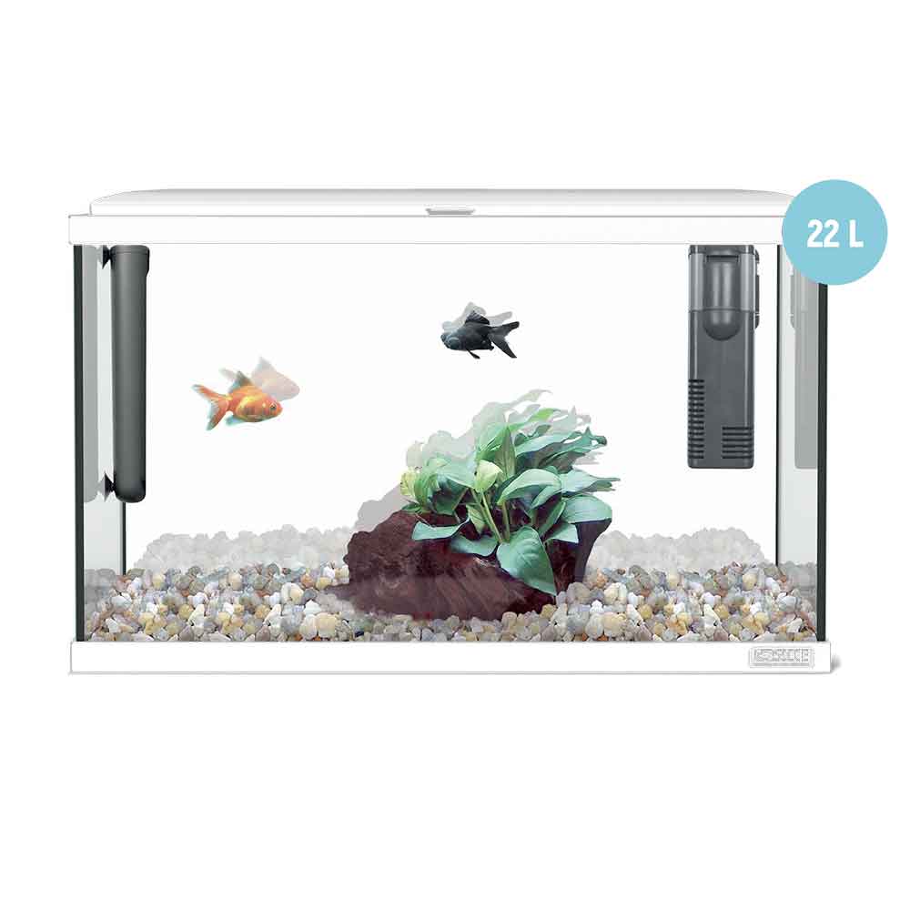 Sicce Acquario Moby Dick 40 New Bianco 22 Litri 40,5x20,5x26,5 cm