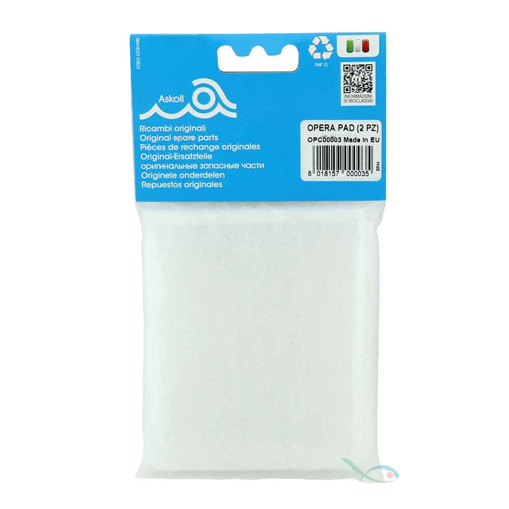 Askoll Opera Pad Spugna di ricambio 2pz