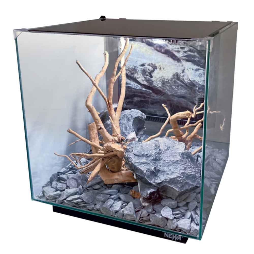 Newa Ego Full EF 50 Acquario Nero completo 45 litri 35,8x36,5x39,5h cm