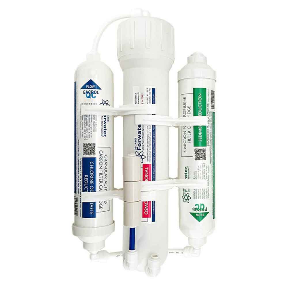 Forwater ROFAST Impianto Osmosi sgancio rapido 50GPD (190l/g) scarto 1:2