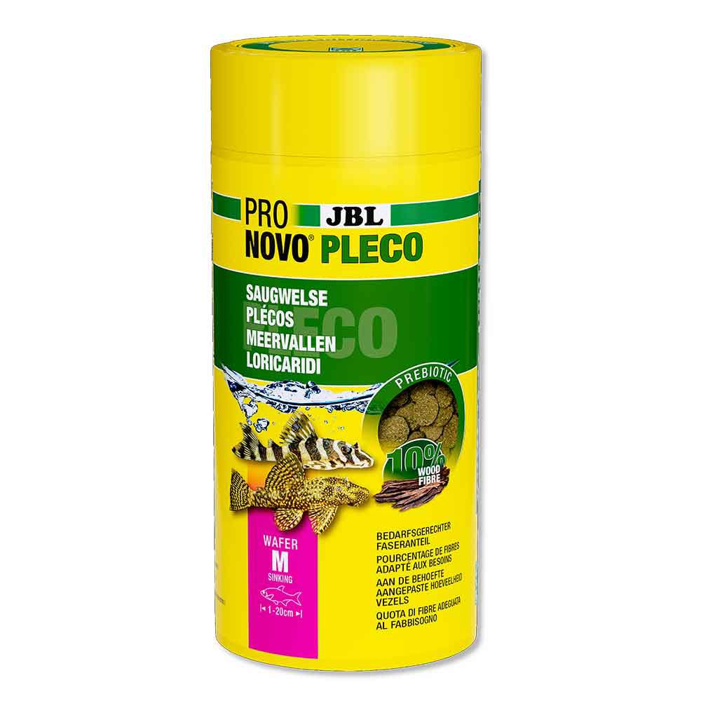 Jbl ProNovo Pleco Wafer M con Fibre di legno e Prebiotici 100ml 53gr