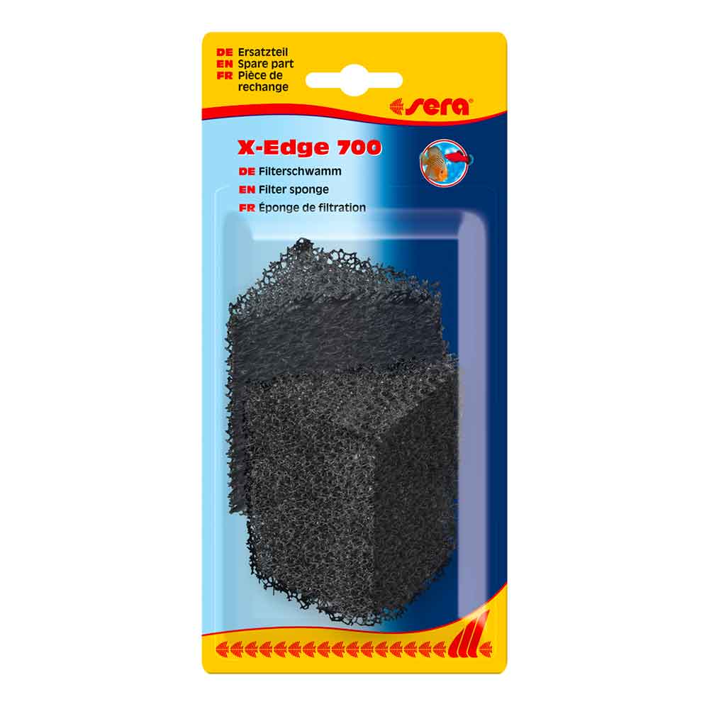 Sera Spugna Filtrante Nera per Filtro X-Edge 700 2pz