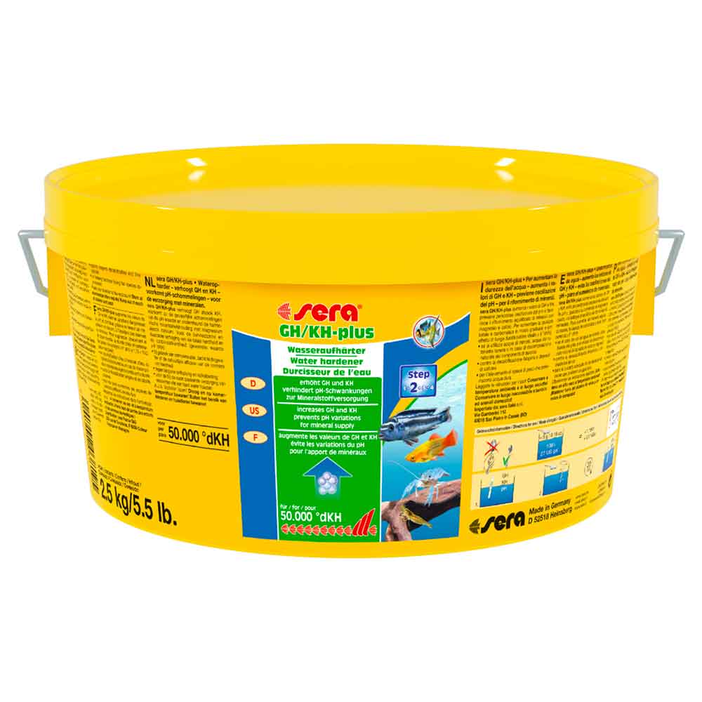 Sera GH/KH Plus in polvere secchio 2200ml 2,5Kg