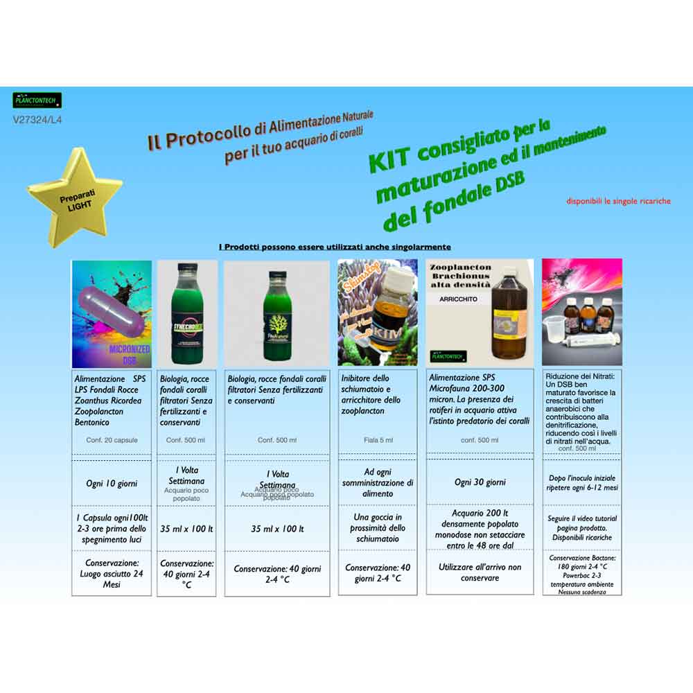 Planctontech Protocollo Alimentazione Naturale Maturazione del Berlinese