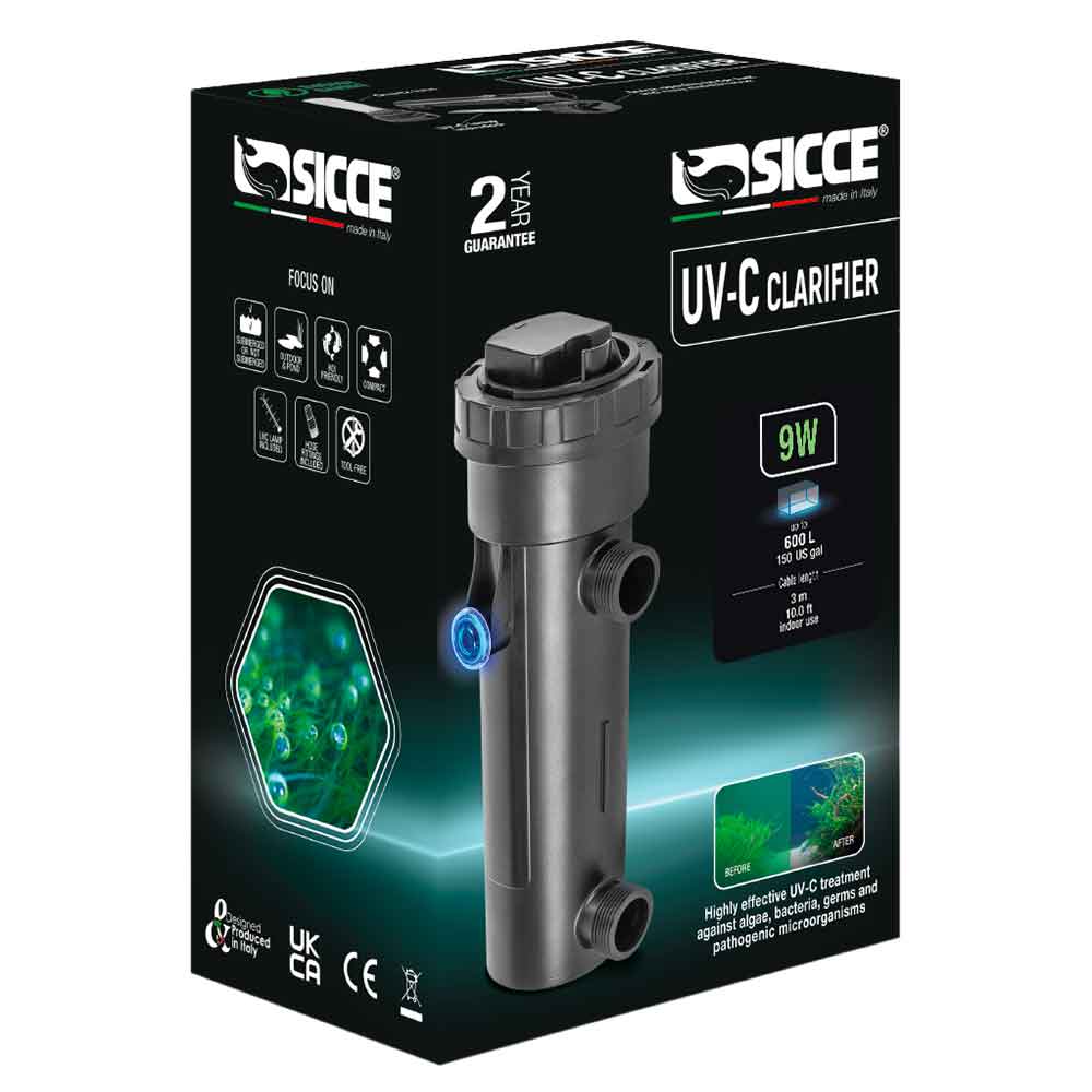 Sicce UV-C Clarifier Lampada sterilizzatrice 9W