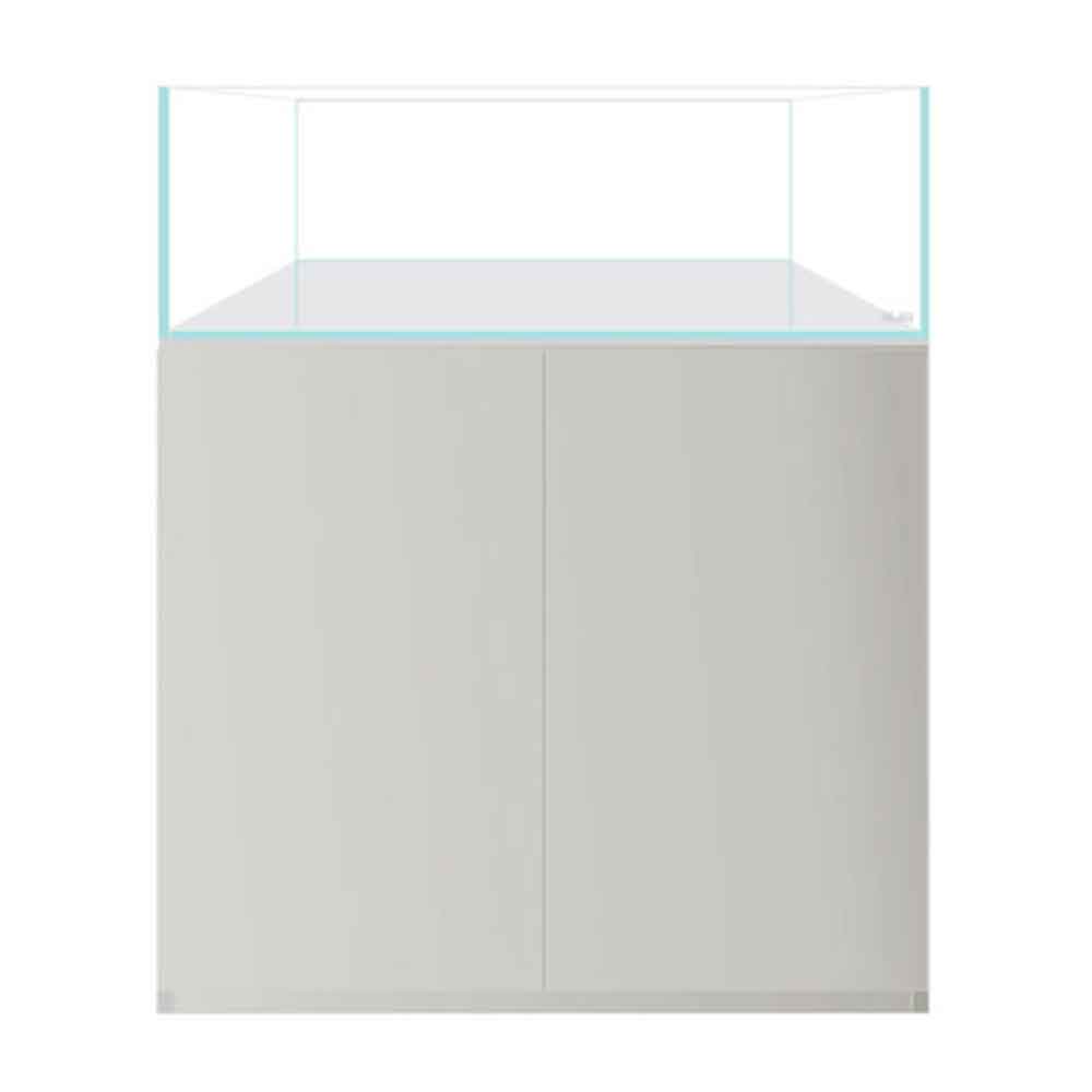 Blau Aquaristic Set Gran Cubic Experience Shallow 92 Bianco Acquario con Supporto 138 Litri