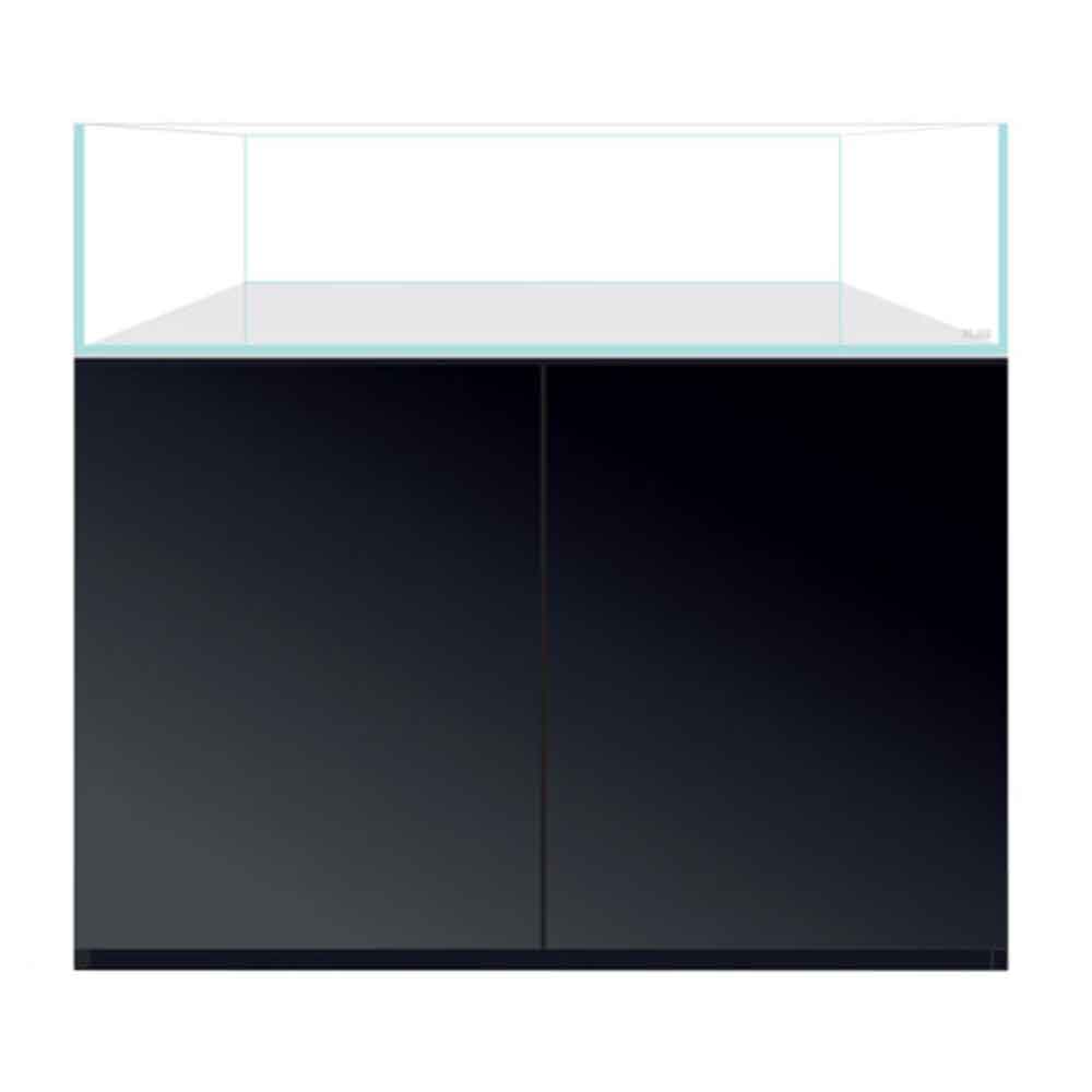 Blau Aquaristic Set Gran Cubic Experience Shallow 122 Nero Acquario con Supporto 183 Litri