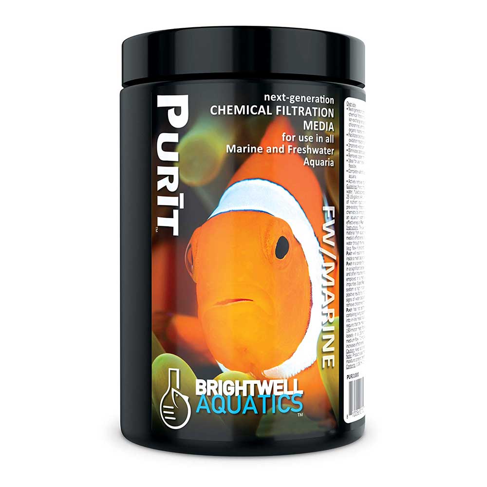 Brightwell Aquatics Purit Filtrazione chimica dolce e marino 500ml