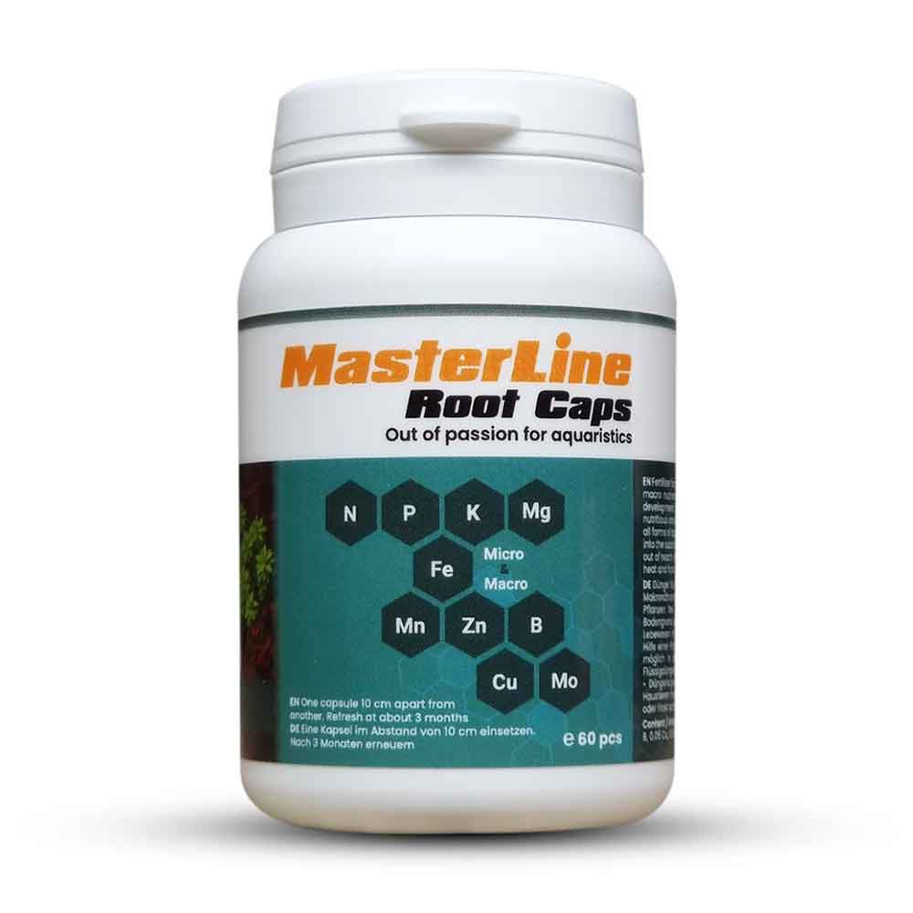 Masterline Root Caps nutritive da fondo per piante 60 pcs