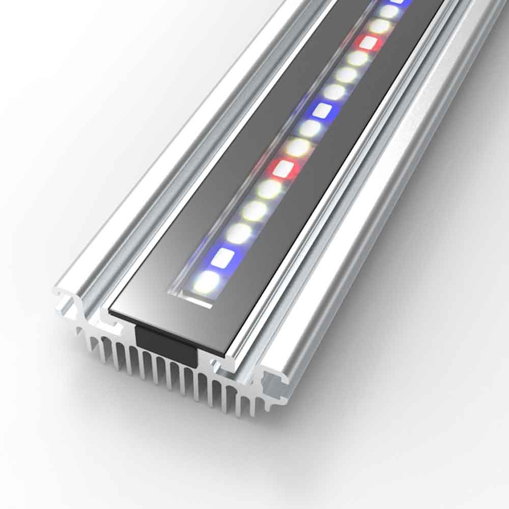 Gnc SilverMoon Universal 895mm Barra a Led per Acquari Dolci Piantumati 837x50x27cm 43Wx27cm