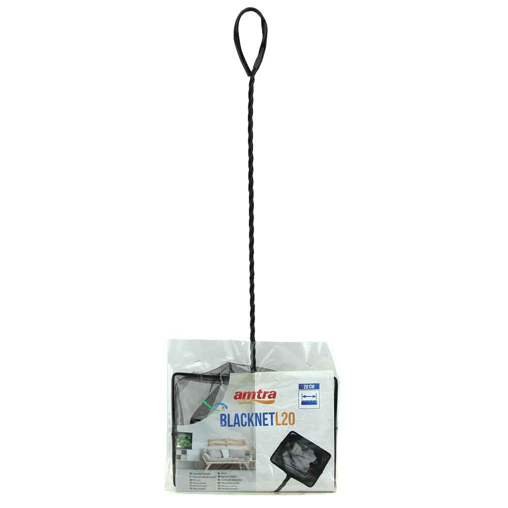 Amtra Black Net L Retino Nero 20cm manico lungo