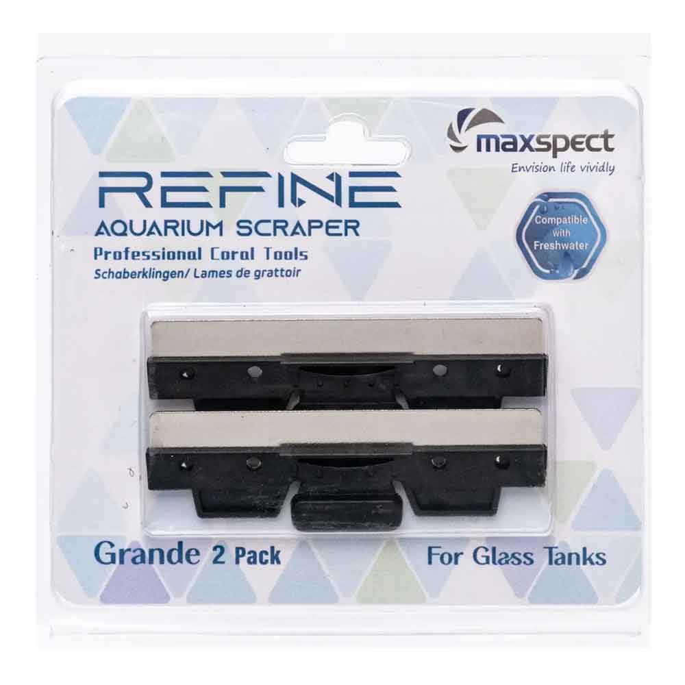Maxspect Refine Edge Scraper M Standard Lama Inox ricambio per vetro 2pz