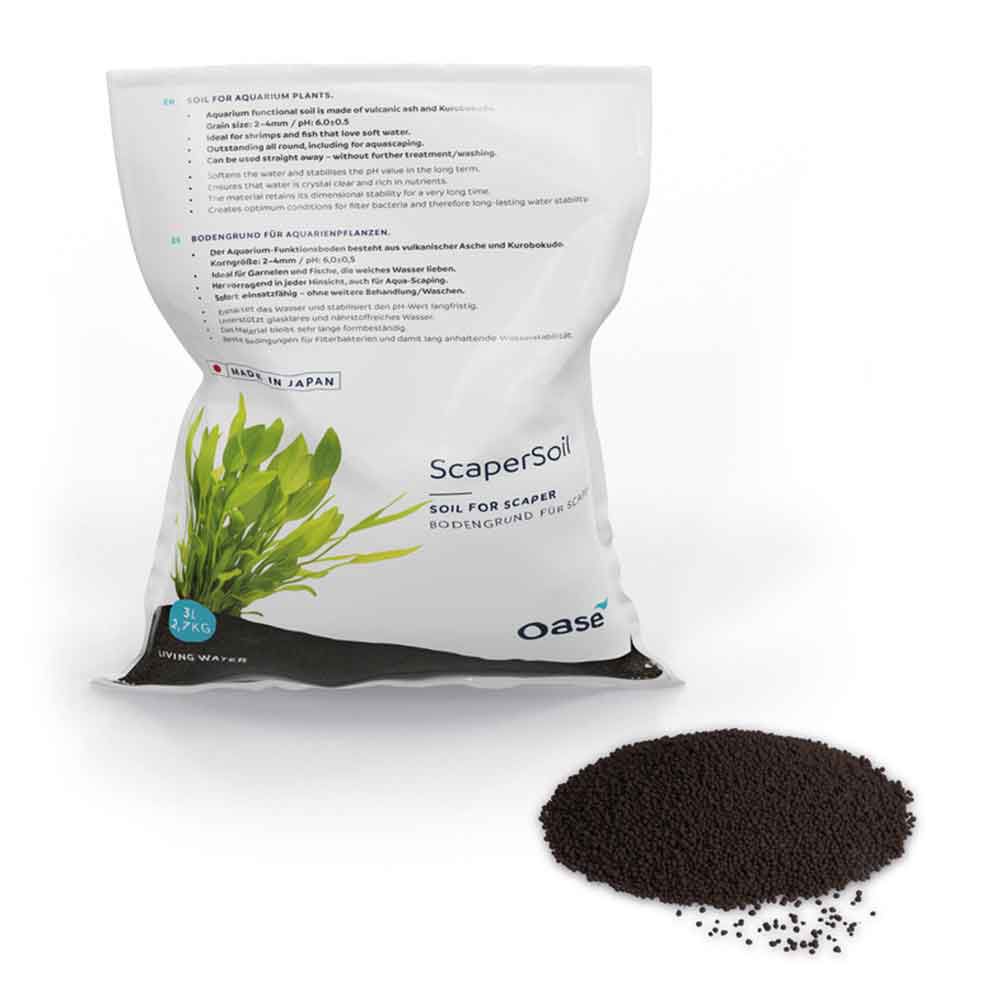 Oase ScaperLine Soil nero 3 litri 2,78Kg 1,5-3mm