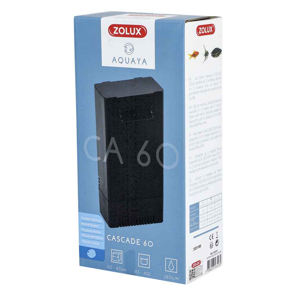 Zolux Aquaya Cascade 60 Filtro interno fino a 60l nero