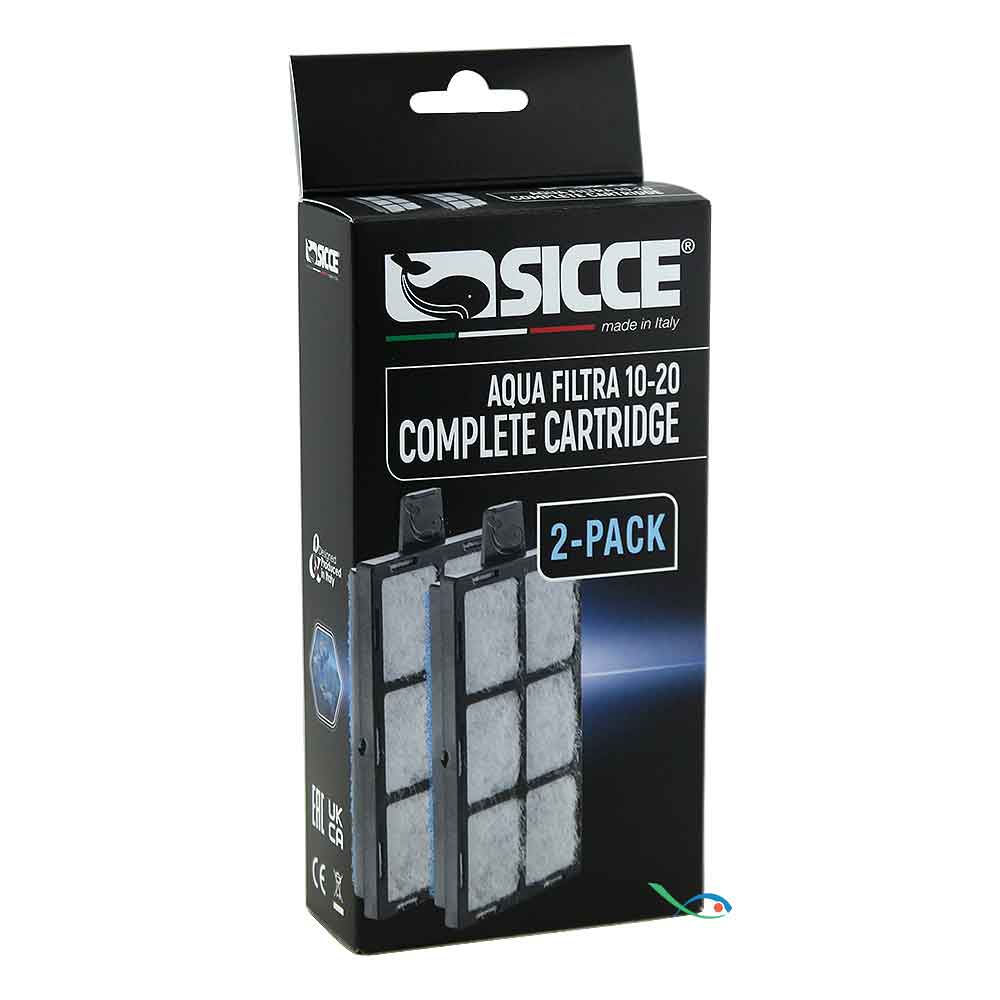 Sicce Ricambio Aqua Filtra 10-20 Complete Cartridge 2-Pack