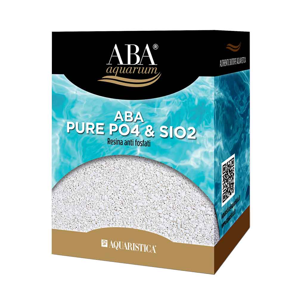 Aquaristica ABA Pure PO4 &amp; SiO2 Resina antifosfati e antisilicati per dolce e marino 100ml