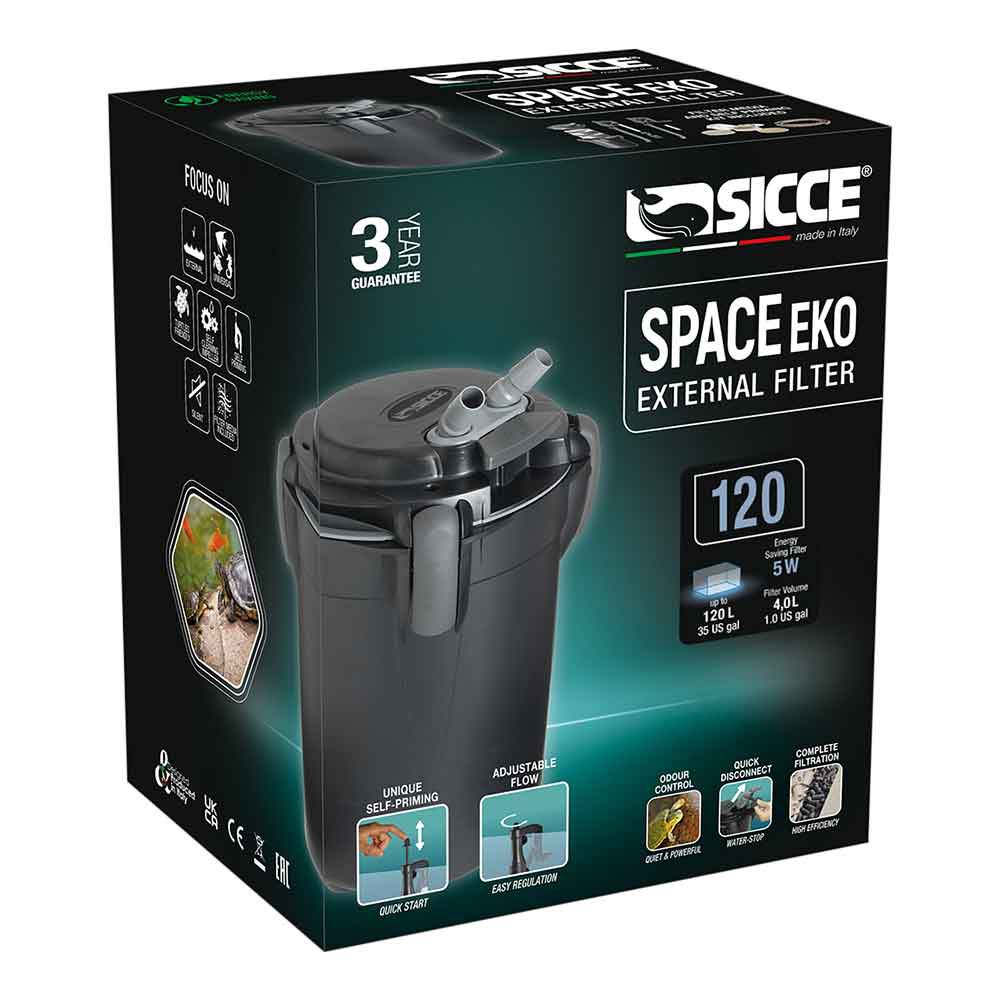 Sicce Space EKO + 120 Filtro esterno fino a 120 Litri