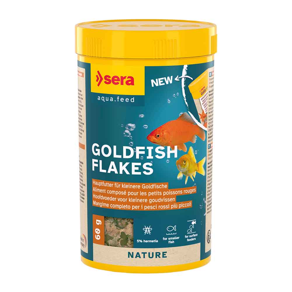 Sera Goldfish Flakes Mangime completo per pesci rossi 250ml 60g