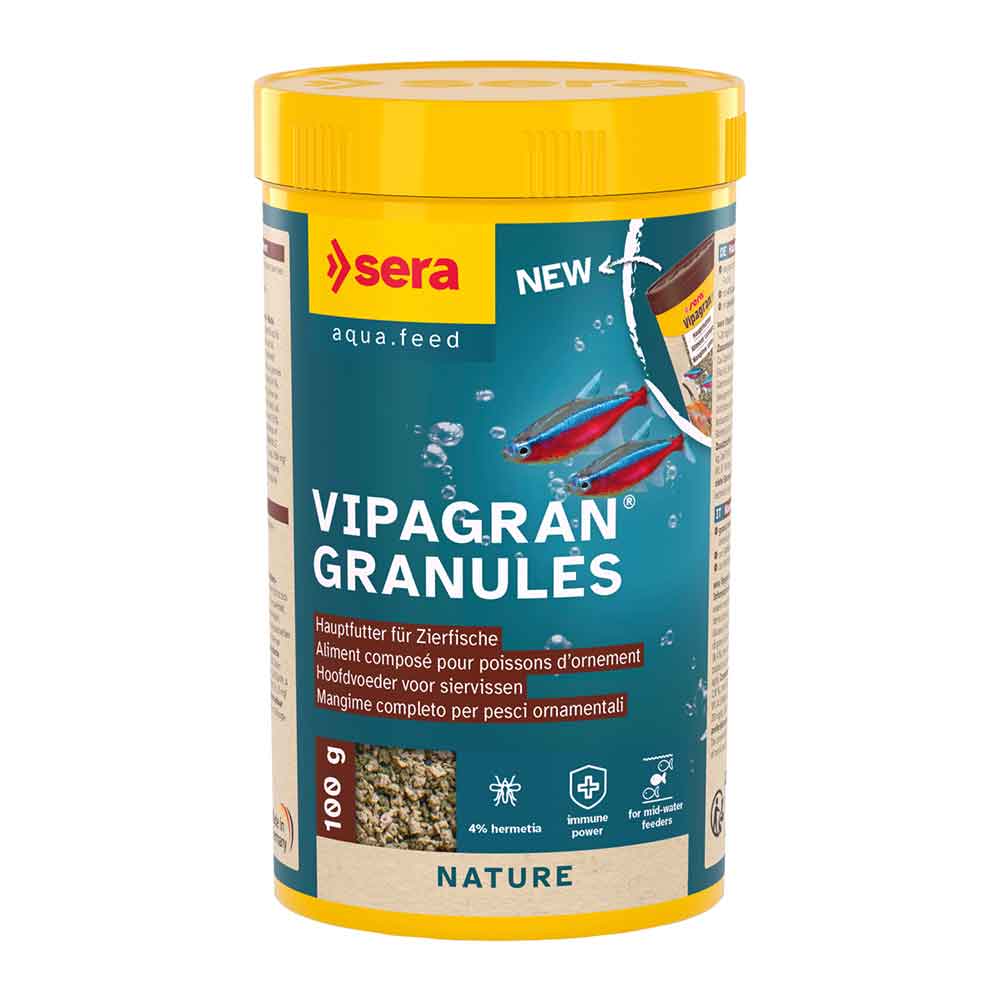 Sera Vipagran Granules Mangime completo con prebiotici 250ml 100g