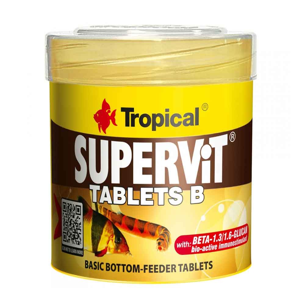Tropical Supervit Tablets B per pesci da fondo onnivori 50ml 36g
