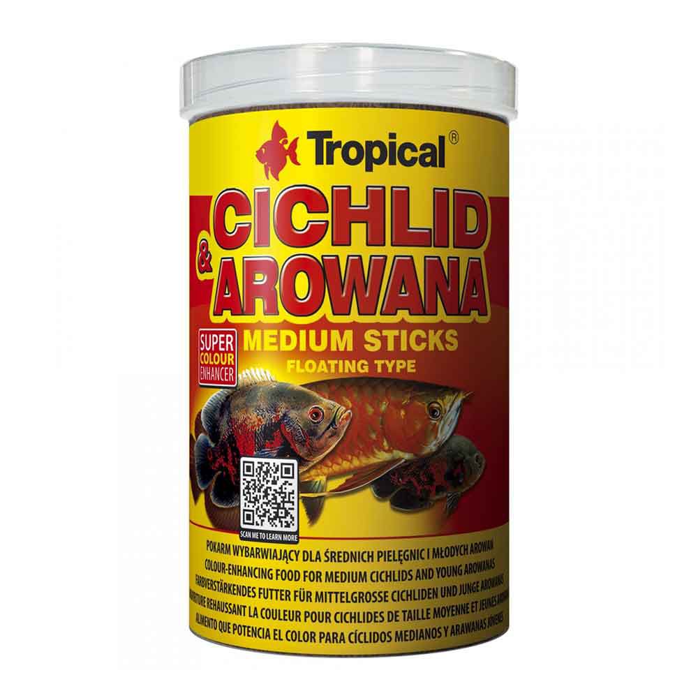 Tropical Cichlid &amp; Arowana Stick M galleggiante 250ml 90g